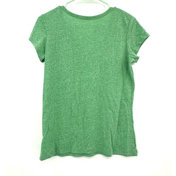 Tahari Size Medium Shirt‎ Green Lightweight Short Sleeve Essential Tee Basic - Picture 2 of 4